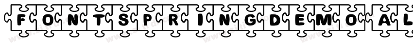 FONTSPRINGDEMO Alfab字体转换